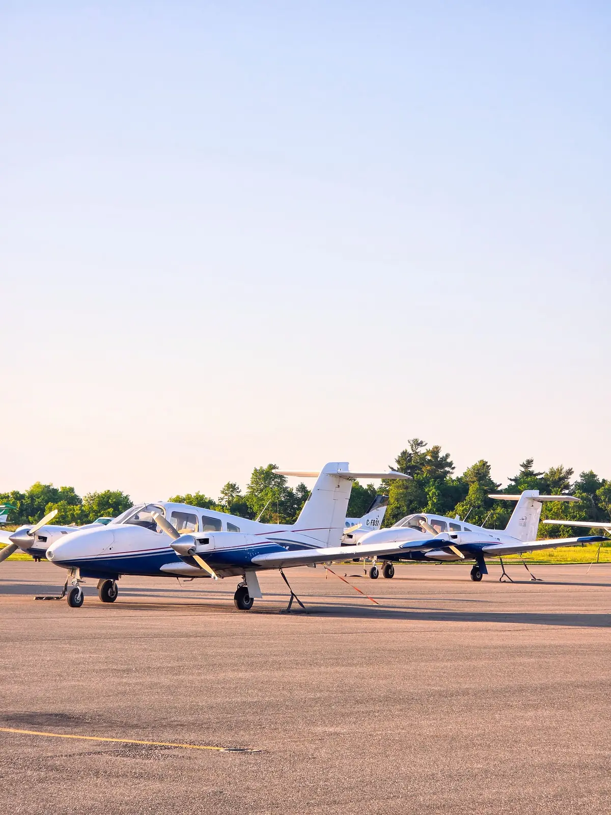 Private Aircraft — aircraft on the apron